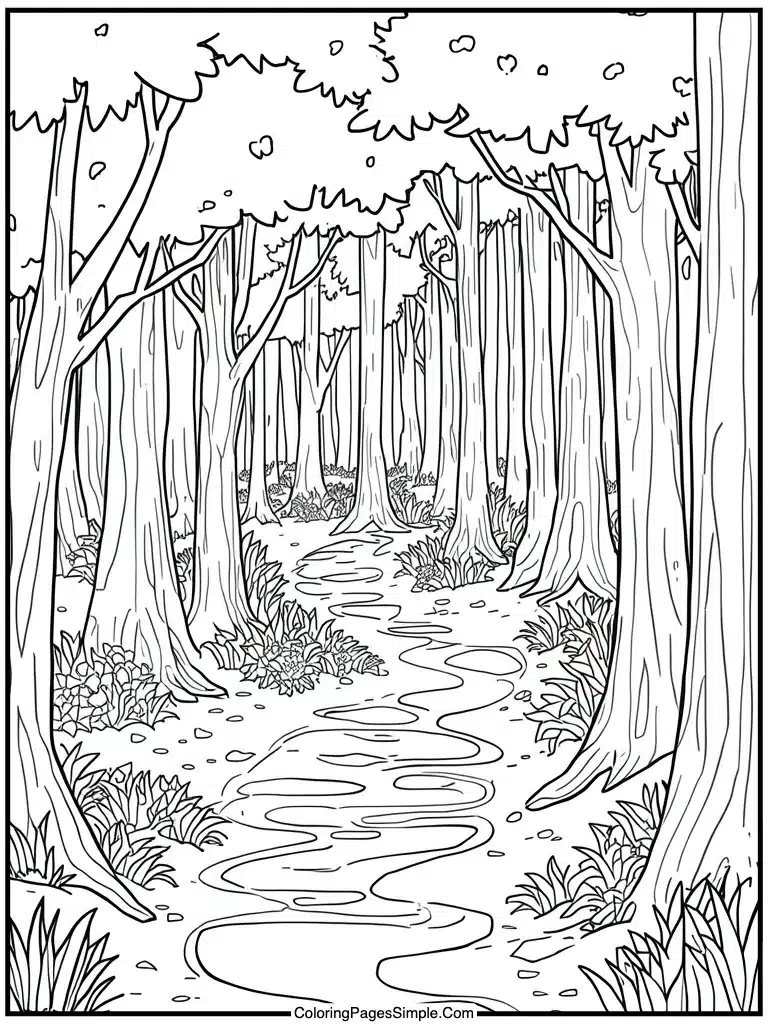  charming forest path