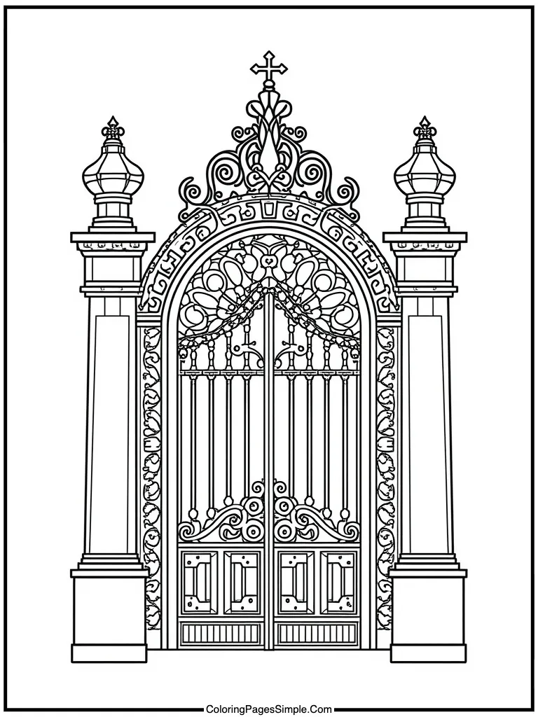  ornate royal gate