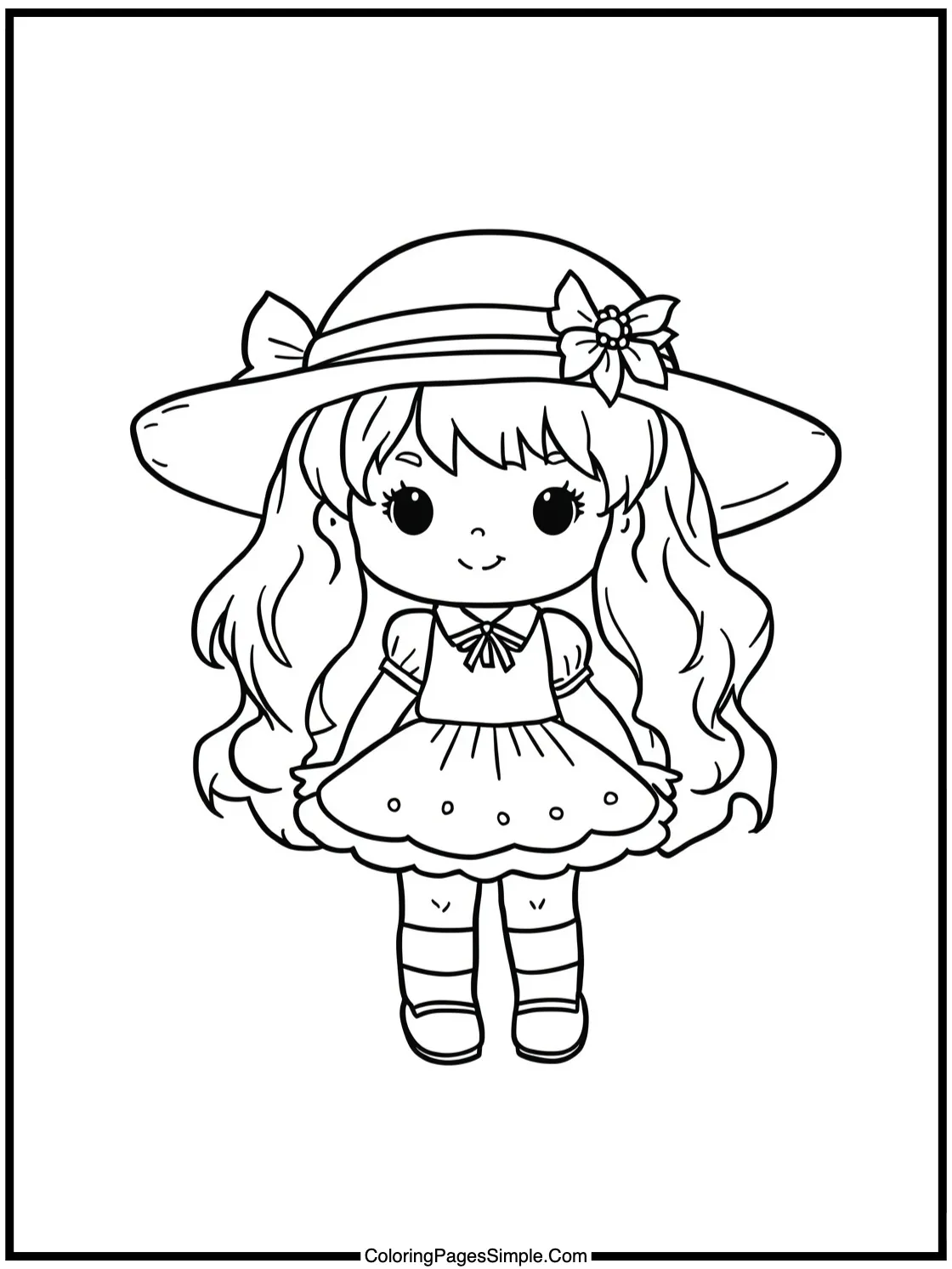 Strawberry Shortcake Coloring Page at the market